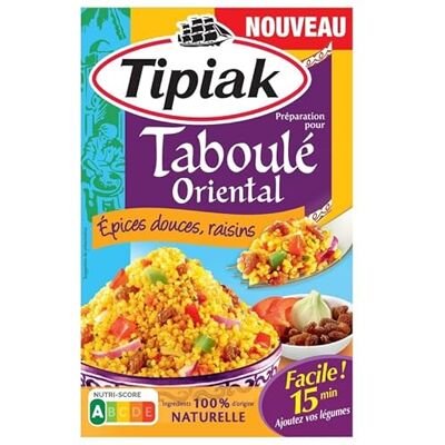 genéric TIPIAK Taboulé Orientale 300G Trois Articles - Publicité genéric TIPIAK Taboulé Orientale 300G Trois Articles - Publicité