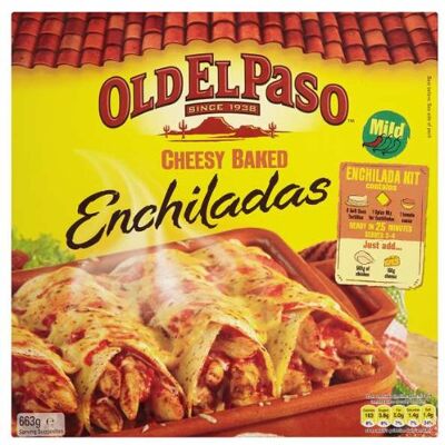 Old El Paso Les enchiladas au fromage au four 663gm - Publicité Old El Paso Les enchiladas au fromage au four 663gm - Publicité