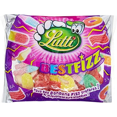 Lutti Bonbons Bestfizz 350 g - Publicité Lutti Bonbons Bestfizz 350 g - Publicité