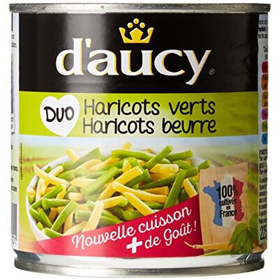 D'Aucy Duo Haricots Verts/Haricots Beurre Sous Vide 300 g Lot de 6 - Publicité D'Aucy Duo Haricots Verts/Haricots Beurre Sous Vide 300 g Lot de 6 - Publicité