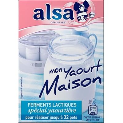 Epicerie ALSA Mon Yaourt Maison 8G Lot De 4 Vendu Par Lot - Publicité Epicerie ALSA Mon Yaourt Maison 8G Lot De 4 Vendu Par Lot - Publicité