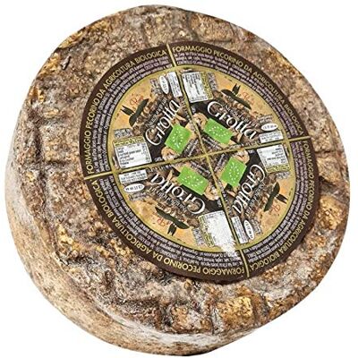 Caseificio Val d'Orcia Pecorino "Bio Grotta" Fromage Biologique de Brebis Assaisonné in "grotta" Forme entière 1,9 Kg - Publicité Caseificio Val d'Orcia Pecorino "Bio Grotta" Fromage Biologique de Brebis Assaisonné in "grotta" Forme entière 1,9 Kg - Publicité