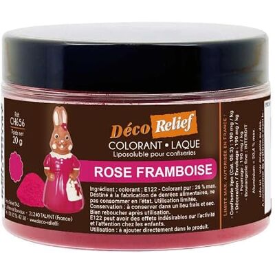 Déco Relief Colorant Soluble Rose Framboise 20 g Colorant Professionnel pour Confiserie à base de Chocolat, Pâtisserie - Publicité Déco Relief Colorant Soluble Rose Framboise 20 g Colorant Professionnel pour Confiserie à base de Chocolat, Pâtisserie - Publicité