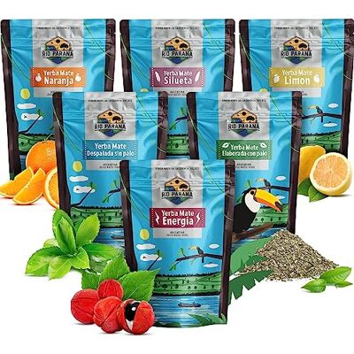 Rio Yerba Mate Coffret 6 Saveurs Infusion Energisante d'Argentine - Publicité Rio Yerba Mate Coffret 6 Saveurs Infusion Energisante d'Argentine - Publicité