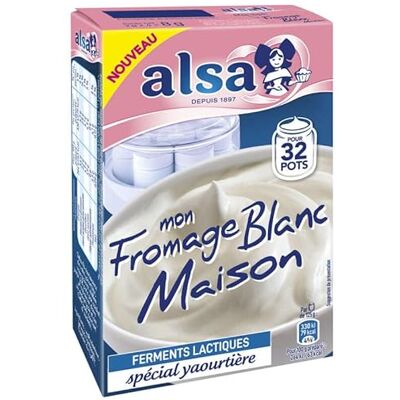 Alsa Prépa Mon fromage maison 4 sachets de 8g - Publicité Alsa Prépa Mon fromage maison 4 sachets de 8g - Publicité