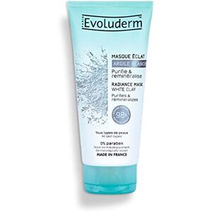 Evoluderm Masque Éclat À l'Argile Blanche 100 ml 98% d'Origine Naturelle Végan Fabrication Française - Publicité Evoluderm Masque Éclat À l'Argile Blanche 100 ml 98% d'Origine Naturelle Végan Fabrication Française - Publicité