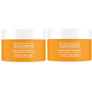 Evoluderm Crème Visage Éclat Vitamine C 50ml 96% d'Ingrédients d'Origine Naturelle 2% Niacinamide & Extrait d'Orange Lot de 2 x 50ml - Publicité Evoluderm Crème Visage Éclat Vitamine C 50ml 96% d'Ingrédients d'Origine Naturelle 2% Niacinamide & Extrait d'Orange Lot de 2 x 50ml - Publicité