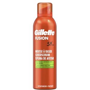 Gillette Fusion Mousse À Raser Pour Homme À L’huile D’amande Douce, Pour Les Peaux Sensibles, X5 Actions : Nettoie, Hydrate, Protège, Rafraîchit Et Apaise, 250ml - Publicité Gillette Fusion Mousse À Raser Pour Homme À L’huile D’amande Douce, Pour Les Peaux Sensibles, X5 Actions : Nettoie, Hydrate, Protège, Rafraîchit Et Apaise, 250ml - Publicité