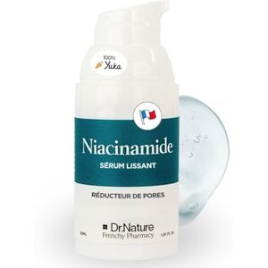 Dr.Nature Frenchy Pharmacy Niacinamide 10% + Zinc 1% Niacinamide Serum Anti Imperfection Formule Ultra Concentrée Resserre Pores Dilatés Visage et Régule Production Sebum Peau Grasse, Mixte et Sensible Pore Minimizer - Publicité Dr.Nature Frenchy Pharmacy Niacinamide 10% + Zinc 1% Niacinamide Serum Anti Imperfection Formule Ultra Concentrée Resserre Pores Dilatés Visage et Régule Production Sebum Peau Grasse, Mixte et Sensible Pore Minimizer - Publicité
