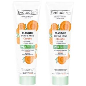 Evoluderm Masque Bonne Mine Carotte 150gr 98% d'Ingrédients d'Origine Naturelle végan Fabrication Française Lot de 2 x 150gr - Publicité Evoluderm Masque Bonne Mine Carotte 150gr 98% d'Ingrédients d'Origine Naturelle végan Fabrication Française Lot de 2 x 150gr - Publicité