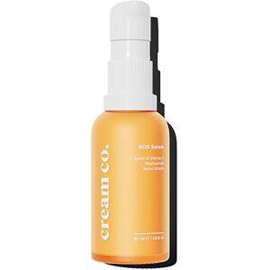 cream co. Sérum SOS pour tous types de peau, 30 ml, vitamine C qui protège contre les facteurs environnementaux, sérum hydratant éclaircissant, sérum végétalien, renouvelle et revitalise - Publicité cream co. Sérum SOS pour tous types de peau, 30 ml, vitamine C qui protège contre les facteurs environnementaux, sérum hydratant éclaircissant, sérum végétalien, renouvelle et revitalise - Publicité
