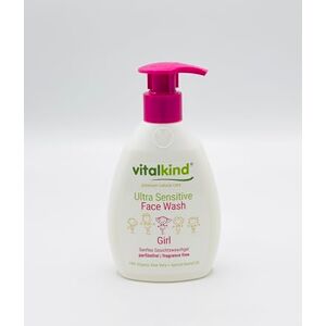 vitalkind Ultra Sensitive Face Wash Girl 200 ml – Nettoyant visage sans parfum pour peaux sensibles – Avec huile bio d'aloe vera et huile de noyau d'abricot – pH 5.5 – Soin quotidien doux pour filles - Publicité vitalkind Ultra Sensitive Face Wash Girl 200 ml – Nettoyant visage sans parfum pour peaux sensibles – Avec huile bio d'aloe vera et huile de noyau d'abricot – pH 5.5 – Soin quotidien doux pour filles - Publicité