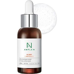 Coreana AMPLE:N Ampoule VC Shot 1.01 fl. oz. (30 ml) Sérum facial anti-âge nettoyant pour la peau, réduit les ridules, les dommages causés par le soleil, pour les taches sombres, la peau radieuse - Publicité Coreana AMPLE:N Ampoule VC Shot 1.01 fl. oz. (30 ml) Sérum facial anti-âge nettoyant pour la peau, réduit les ridules, les dommages causés par le soleil, pour les taches sombres, la peau radieuse - Publicité