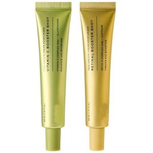 GYSFCJHYLU Coffret Double Action Réparatrice Éclat 24h : Sérum de Jour à la Vitamine C et Sérum de Nuit au Rétinol, 2 x 30 ml – Pour une peau éclatante, plus ferme et plus tonique, et une réduction - Publicité GYSFCJHYLU Coffret Double Action Réparatrice Éclat 24h : Sérum de Jour à la Vitamine C et Sérum de Nuit au Rétinol, 2 x 30 ml – Pour une peau éclatante, plus ferme et plus tonique, et une réduction - Publicité