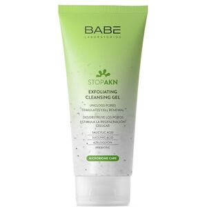 Babe LABORATORIOS BABÉ STOP AKN Nettoyant Visage Exfoliant Traitement de l'acné, Peaux grasses et sensibles, Seborégulation et Matification, Formule Syndet 200 ml - Publicité Babe LABORATORIOS BABÉ STOP AKN Nettoyant Visage Exfoliant Traitement de l'acné, Peaux grasses et sensibles, Seborégulation et Matification, Formule Syndet 200 ml - Publicité
