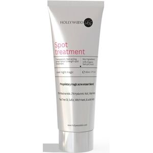 hollywoodskin Magie de nuit Un traitement des boutons 4 FOIS PLUS FORT que les autres traitements anti-acné. 60 ml. Publicité hollywoodskin Magie de nuit Un traitement des boutons 4 FOIS PLUS FORT que les autres traitements anti-acné. 60 ml. Publicité