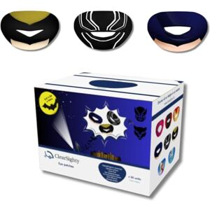ClearSighty x50 patches oculaires enfants pour traitement de l'Amblyopie (oeil-paresseux) Thème super-héros évolution ! cache oeil enfant pansement oeil - Publicité ClearSighty x50 patches oculaires enfants pour traitement de l'Amblyopie (oeil-paresseux) Thème super-héros évolution ! cache oeil enfant pansement oeil - Publicité