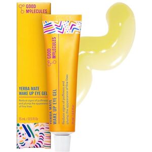 Good Molecules Yerba Mate Wake Up Eye Gel – Yerba Mate, acide hyaluronique et caféine pour hydrater, minimiser les poches et les gonflements – Soin de la peau pour le visage - Publicité Good Molecules Yerba Mate Wake Up Eye Gel – Yerba Mate, acide hyaluronique et caféine pour hydrater, minimiser les poches et les gonflements – Soin de la peau pour le visage - Publicité
