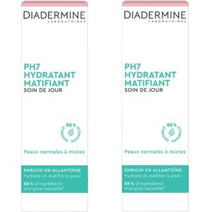 Diadermine Crème de Jour PH7 Soin de Jour Hydratant Matifiant 50 ml lot de 2 - Publicité Diadermine Crème de Jour PH7 Soin de Jour Hydratant Matifiant 50 ml lot de 2 - Publicité