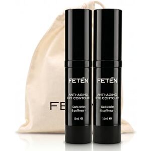 FTN FETEN FETEN Soin Contour des Yeux Homme Crème Anti-Cernes à Effet Immédiat ontre Poches et Cernes foncés, Sérum Anti-Rides Vitamine C, Traitement Dépigmentant 15ml (Lot de 2) - Publicité FTN FETEN FETEN Soin Contour des Yeux Homme Crème Anti-Cernes à Effet Immédiat ontre Poches et Cernes foncés, Sérum Anti-Rides Vitamine C, Traitement Dépigmentant 15ml (Lot de 2) - Publicité