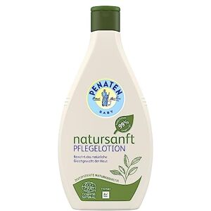 Penaten Lotion de soin naturelle (400 ml), sans parfum, à l'aloe vera bio et au beurre de karité pour la peau sensible de bébé - Publicité Penaten Lotion de soin naturelle (400 ml), sans parfum, à l'aloe vera bio et au beurre de karité pour la peau sensible de bébé - Publicité