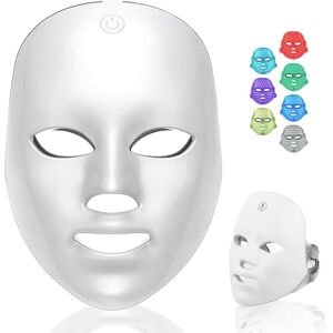 INTEO Masque facial à LED, thérapie par lumière rouge pour le visage, thérapie photonique 7 couleurs, anti-âge et raffermissement de la peau, rajeunissement quotidien du visage à la lumière rouge - Publicité INTEO Masque facial à LED, thérapie par lumière rouge pour le visage, thérapie photonique 7 couleurs, anti-âge et raffermissement de la peau, rajeunissement quotidien du visage à la lumière rouge - Publicité