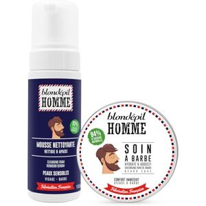 Blondépil Homme – Duo Mousse Nettoyante Visage & Barbe 150ml + Soin Barbe Homme 100ml, Nettoyant visage, Creme visage homme, 93% d’origine naturelle, Made in France - Publicité Blondépil Homme – Duo Mousse Nettoyante Visage & Barbe 150ml + Soin Barbe Homme 100ml, Nettoyant visage, Creme visage homme, 93% d’origine naturelle, Made in France - Publicité