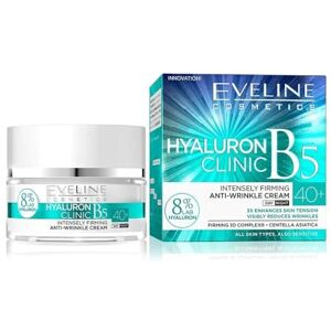 Eveline Cosmetics Hyaluron Clinic Crème Raffermissante Liftante Anti-Rides 40+ 50ml Sérum Anti-Âge Pour Peaux Matures Crème Lifting 5 Formes D'acide Hyaluronique Peau Douce Et Souple - Publicité Eveline Cosmetics Hyaluron Clinic Crème Raffermissante Liftante Anti-Rides 40+ 50ml Sérum Anti-Âge Pour Peaux Matures Crème Lifting 5 Formes D'acide Hyaluronique Peau Douce Et Souple - Publicité