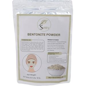 SVATV Bentonite Clay Powder Natural Face Packs and Face Mask Formulations Nourishes Exfoliants, Soft & Glowing Skin and Detoxifies Face Mask Skin Care 227g - Publicité SVATV Bentonite Clay Powder Natural Face Packs and Face Mask Formulations Nourishes Exfoliants, Soft & Glowing Skin and Detoxifies Face Mask Skin Care 227g - Publicité