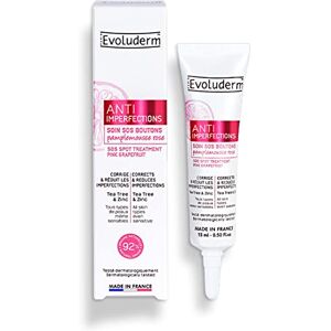 Evoluderm Soin SOS Boutons Anti-Imperfections 15 ml 92% d'Origine Naturelle Végan Fabrication Française - Publicité Evoluderm Soin SOS Boutons Anti-Imperfections 15 ml 92% d'Origine Naturelle Végan Fabrication Française - Publicité