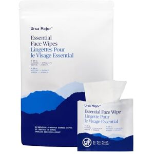 Ursa Major Grande ourse Essential Lingettes Visage - Publicité Ursa Major Grande ourse Essential Lingettes Visage - Publicité