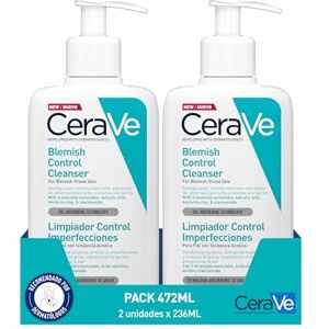 CeraVe Gel nettoyant anti-imperfections 236 ml pour les peaux à tendance acné et grasse, réduit l'acné, les points noirs et améliore les pores, traitement gel à l'acide salicylique - Publicité CeraVe Gel nettoyant anti-imperfections 236 ml pour les peaux à tendance acné et grasse, réduit l'acné, les points noirs et améliore les pores, traitement gel à l'acide salicylique - Publicité
