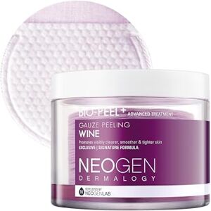 DERMALOGY by NEOGENLAB Bio-Peel Gauze Peeling Pads (Wine, 30 pads) Peeling exfoliant et raffermissant avec PHA et vin rouge et resvératrol et acide hyaluronique Soins de la peau coréens - Publicité DERMALOGY by NEOGENLAB Bio-Peel Gauze Peeling Pads (Wine, 30 pads) Peeling exfoliant et raffermissant avec PHA et vin rouge et resvératrol et acide hyaluronique Soins de la peau coréens - Publicité