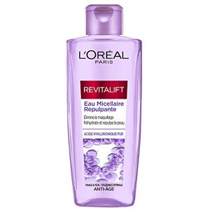 L’Oréal Paris L'Oréal Paris Eau Micellaire Repulpante Anti-Âge Démaquille, Réhydrate & Repulple À l'Acide Hyaluronique Pur Anti-Rides Pour Tous Types de Peaux Revitalift Filler 200 ml - Publicité