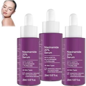 SKZKK Sérum visage à la niacinamide 20% : éclaircissant, raffermissant, hydratant, antirides, unifiant, lissant les ridules, réduisant la pigmentation, soin des pores pour peaux sensibles (3pcs) - Publicité SKZKK Sérum visage à la niacinamide 20% : éclaircissant, raffermissant, hydratant, antirides, unifiant, lissant les ridules, réduisant la pigmentation, soin des pores pour peaux sensibles (3pcs) - Publicité