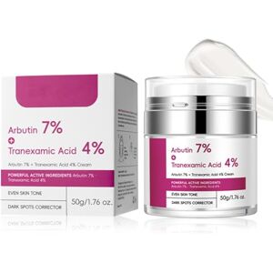 vokkrv Alpha Arbutin 7% + Tranexamic Acid 4% Cream,Creme Eclaircissante Peau Noir Puissant, Even out Tone, Anti-Pigmentation, Black Spot Repair Face Cream,Soin De La Peau Coréen,En conserve (1PC, 50g) - Publicité vokkrv Alpha Arbutin 7% + Tranexamic Acid 4% Cream,Creme Eclaircissante Peau Noir Puissant, Even out Tone, Anti-Pigmentation, Black Spot Repair Face Cream,Soin De La Peau Coréen,En conserve (1PC, 50g) - Publicité