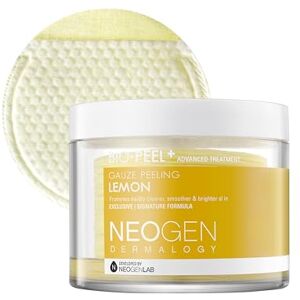 DERMALOGY by NEOGENLAB Bio-Peel Gauze Peeling Pads (Citron, 30 tampons) Peeling exfoliant et éclaircissant avec PHA & Citron & Citronnelle Soins de la peau coréens - Publicité DERMALOGY by NEOGENLAB Bio-Peel Gauze Peeling Pads (Citron, 30 tampons) Peeling exfoliant et éclaircissant avec PHA & Citron & Citronnelle Soins de la peau coréens - Publicité