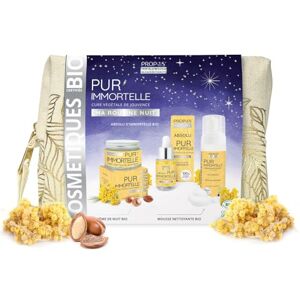 PROPOS'NATURE Trousse Pur'Immortelle Routine Nuit anti-âge Crème nuit, Mousse nettoyante & Absolu d'Immortelle Bio - Publicité PROPOS'NATURE Trousse Pur'Immortelle Routine Nuit anti-âge Crème nuit, Mousse nettoyante & Absolu d'Immortelle Bio - Publicité