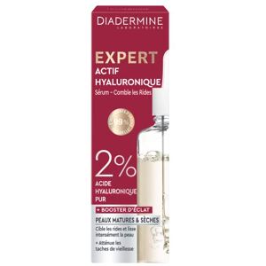 Diadermine – Sérum Rides Expert – Actif Hyaluronique – Booster d’Eclat – Repulpe et Lisse – Atténue les Taches – Soin du Visage – Peaux Matures et Sèches – Flacon de 30 ML - Publicité Diadermine – Sérum Rides Expert – Actif Hyaluronique – Booster d’Eclat – Repulpe et Lisse – Atténue les Taches – Soin du Visage – Peaux Matures et Sèches – Flacon de 30 ML - Publicité