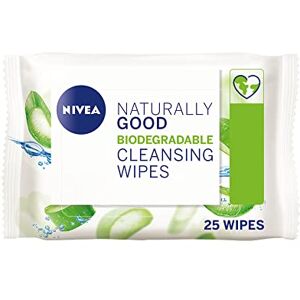 NIVEA Lingettes Nettoyantes à l'Aloe Vera (25 Pièces) Démaquillantes à Base de Plantes, Hydratantes Douces et Efficaces pour le Visage avec Aloe Vera Bio - Publicité NIVEA Lingettes Nettoyantes à l'Aloe Vera (25 Pièces) Démaquillantes à Base de Plantes, Hydratantes Douces et Efficaces pour le Visage avec Aloe Vera Bio - Publicité