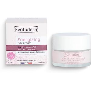 Evoluderm Crème de Jour Énergisante Antioxydante & Anti-Pollution 50 ml 97% d'Origine Naturelle Végan Fabrication Française - Publicité Evoluderm Crème de Jour Énergisante Antioxydante & Anti-Pollution 50 ml 97% d'Origine Naturelle Végan Fabrication Française - Publicité