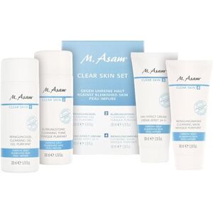 M. Asam CLEAR SKIN Set peau nette (2x200ml / 2x100ml) – Set de 4 soins purifiants anti-acné, gel purifiant, tonique, crème 24 h et masque, élimine les boutons et points noirs, nettoie en profondeur - Publicité M. Asam CLEAR SKIN Set peau nette (2x200ml / 2x100ml) – Set de 4 soins purifiants anti-acné, gel purifiant, tonique, crème 24 h et masque, élimine les boutons et points noirs, nettoie en profondeur - Publicité