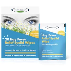 The Eye Doctor Les Lingettes Pour Paupières Soulagent Le Rhume Des Foins 40 Lingettes À Usage Unique Pour Les Allergies Et Le Rhume Des Foins Inflammation, Larmoiement Et Démangeaisons Des Yeux - Publicité The Eye Doctor Les Lingettes Pour Paupières Soulagent Le Rhume Des Foins 40 Lingettes À Usage Unique Pour Les Allergies Et Le Rhume Des Foins Inflammation, Larmoiement Et Démangeaisons Des Yeux - Publicité