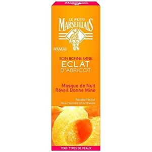Le Petit Marseillais Masque nuit reveil bonne mine éclat abricot Le tube de 50ml - Publicité Le Petit Marseillais Masque nuit reveil bonne mine éclat abricot Le tube de 50ml - Publicité