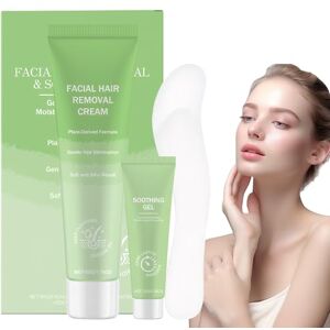 Eniyou 3 Pièces Creme Epilatoire Femme, Hair Removal Cream, Contenant Creme Epilatoire Visage Femme, Un Gel Apaisant Et Une Spatule, Pour Une Épilation Douce Et Efficace, Adaptée Au Visage - Publicité Eniyou 3 Pièces Creme Epilatoire Femme, Hair Removal Cream, Contenant Creme Epilatoire Visage Femme, Un Gel Apaisant Et Une Spatule, Pour Une Épilation Douce Et Efficace, Adaptée Au Visage - Publicité