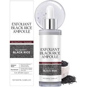 MAOYING Sérum au Riz Noir, Gel Exfoliant Pour Le Visage,Gommage au Riz pour le Visage,LéGer Et Non Collant pour Tous Types de Peau - Publicité MAOYING Sérum au Riz Noir, Gel Exfoliant Pour Le Visage,Gommage au Riz pour le Visage,LéGer Et Non Collant pour Tous Types de Peau - Publicité
