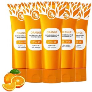 vokkrv Gel Exfoliant Orange Pour Le Visage Gel Exfoliant Orange Gels Exfoliants Corps éclaircissant Gels Exfoliants Aux Enzymes Purifiante Pour Un Nettoyage En Profondeur Des Pores (5PC, 50g) - Publicité vokkrv Gel Exfoliant Orange Pour Le Visage Gel Exfoliant Orange Gels Exfoliants Corps éclaircissant Gels Exfoliants Aux Enzymes Purifiante Pour Un Nettoyage En Profondeur Des Pores (5PC, 50g) - Publicité