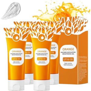 Explcior Gel Exfoliant à L'orange Lf16-35, Gel Exfoliant Purifiant Nettoyant Peeling Doux Pour Le Visage Et Le Corps, Gommage Peau éclatante Efficace à La Formule Orange Bubble(4pcs) - Publicité Explcior Gel Exfoliant à L'orange Lf16-35, Gel Exfoliant Purifiant Nettoyant Peeling Doux Pour Le Visage Et Le Corps, Gommage Peau éclatante Efficace à La Formule Orange Bubble(4pcs) - Publicité