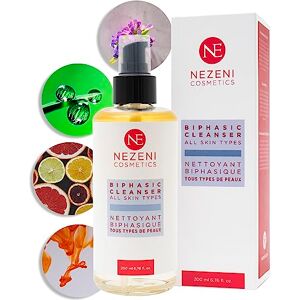 NE NEZENI Nezeni Nettoyant Démaquillant BIPHASÉ 200 ml Niacinamide, Ac. Salicylique, Bakuchiol, Vit C 9 ingrédients actifs Végétalien Pour peaux normales, mixtes et grasses FAIBLE EN CONSERVATEURS - Publicité NE NEZENI Nezeni Nettoyant Démaquillant BIPHASÉ 200 ml Niacinamide, Ac. Salicylique, Bakuchiol, Vit C 9 ingrédients actifs Végétalien Pour peaux normales, mixtes et grasses FAIBLE EN CONSERVATEURS - Publicité