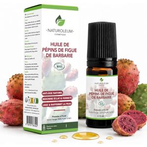 naturoleum Huile de Pépins de Figue de Barbarie Bio 100% Pure, Pression à Froid, Anti âge, Régénérante, Rides Peau Mature, Riche en Vitamine E, Visage, Flacon Verre Roll-on 5 ml - Publicité naturoleum Huile de Pépins de Figue de Barbarie Bio 100% Pure, Pression à Froid, Anti âge, Régénérante, Rides Peau Mature, Riche en Vitamine E, Visage, Flacon Verre Roll-on 5 ml - Publicité